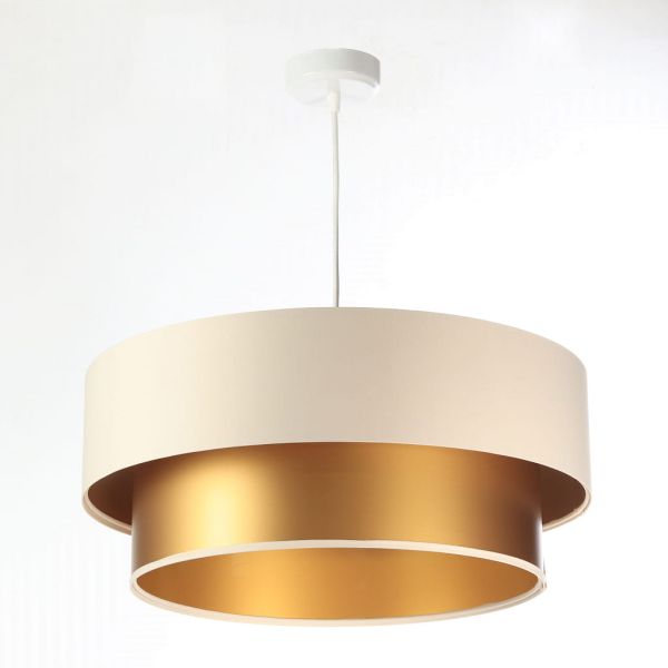 Lampa wisząca Duo do pięknej sypialni lub jadalni