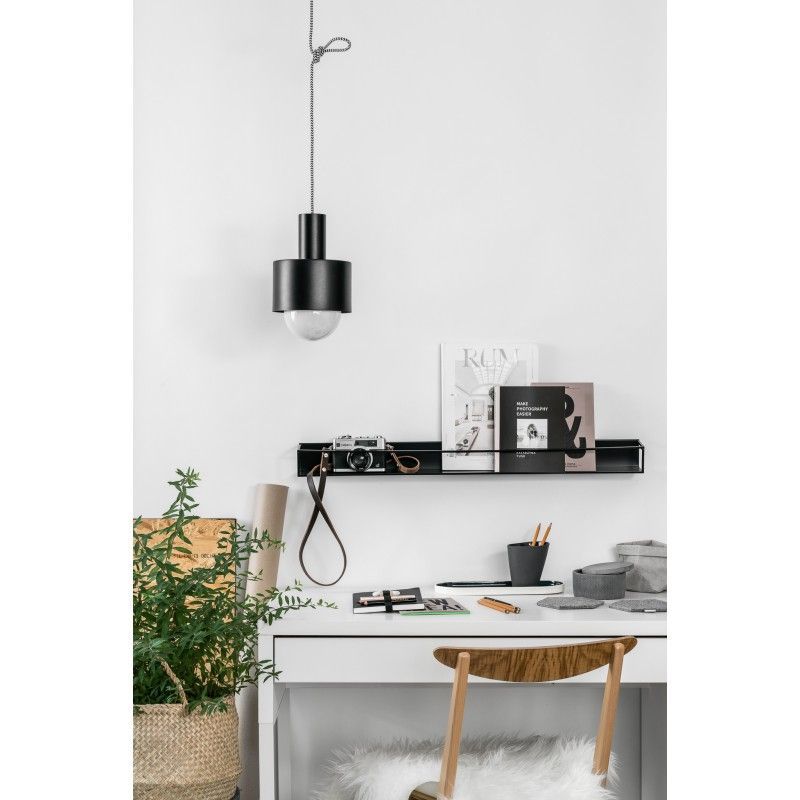 Lampa wisząca Enkel nad biurko w gabinecie