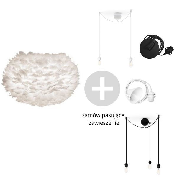 Lampa wisząca Eos Esther L nad klatkę schodową