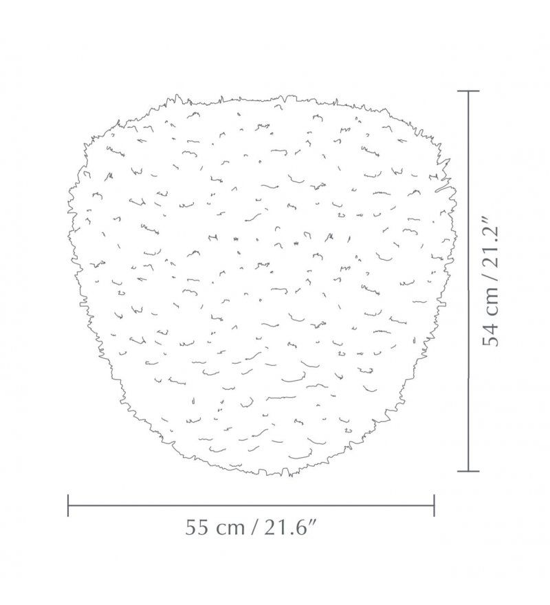 Lampa wisząca Eos Evia L do jasnego salonu