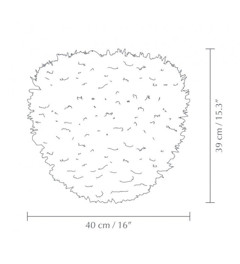 Lampa wisząca Eos Evia Medium nad strefę relaksu