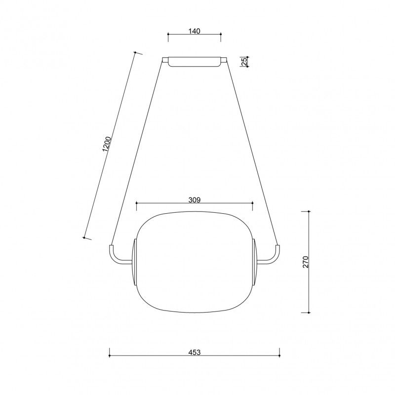 Lampa wisząca Epli nad szafkę nocną w sypialni
