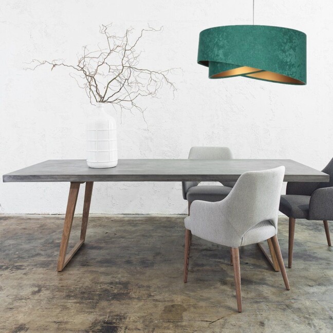 Lampa wisząca Galaxy - welurowa do salonu