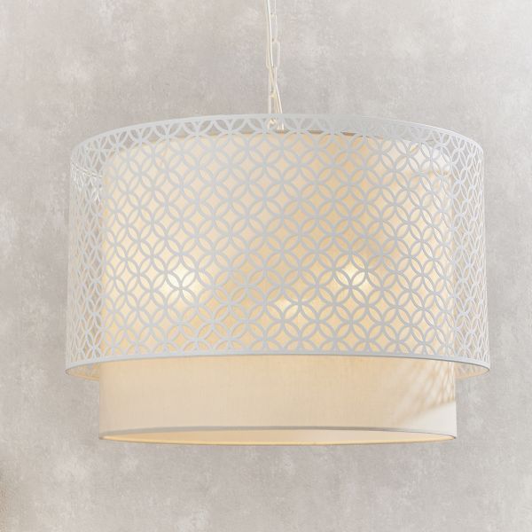 Lampa wisząca Gilli do subtelnej sypialni