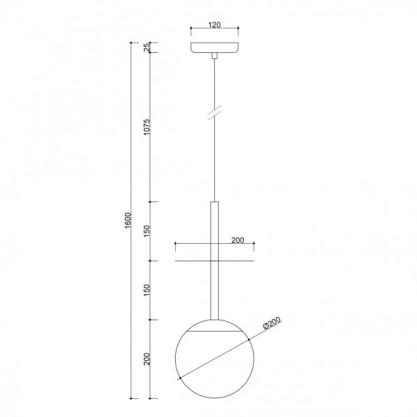 Lampa wisząca Plaat A nad kuchenną wyspę