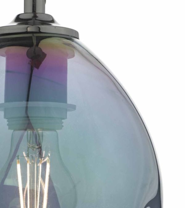 Lampa wisząca Rogan nad szafkę w sypialni