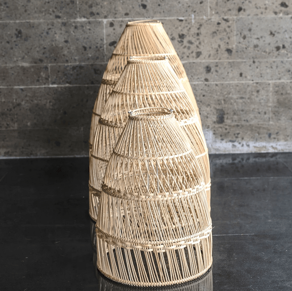 Lampa wisząca Rollo L nad stół w jadalni