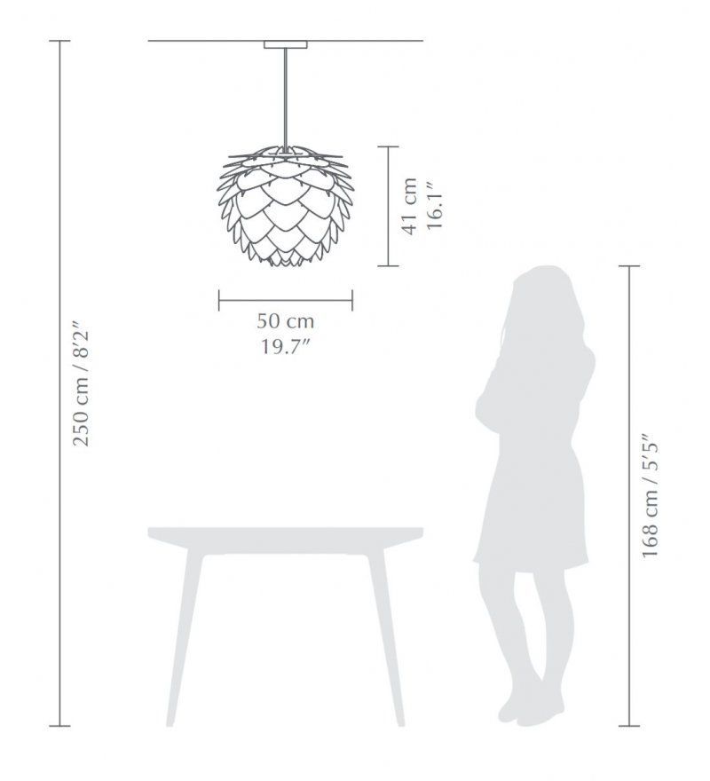 Lampa wisząca Silvia do nowoczesnego salonu