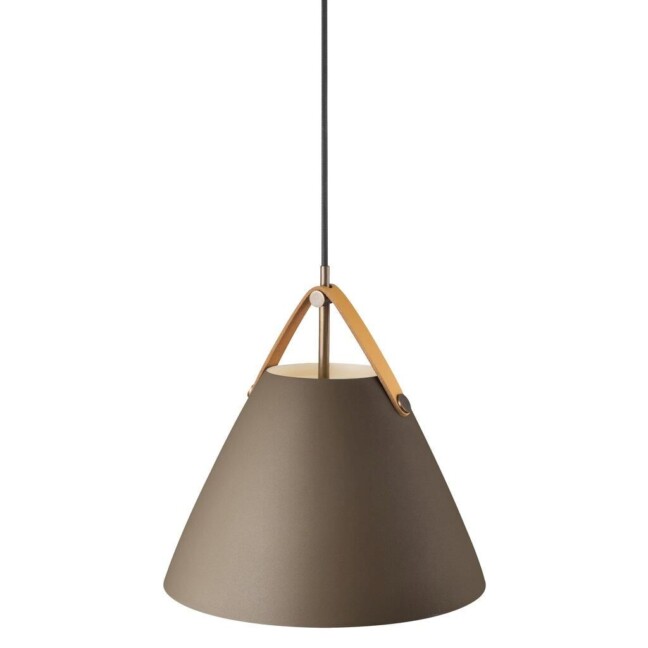 Lampa wisząca Strap 27 nad komodę w sypialni