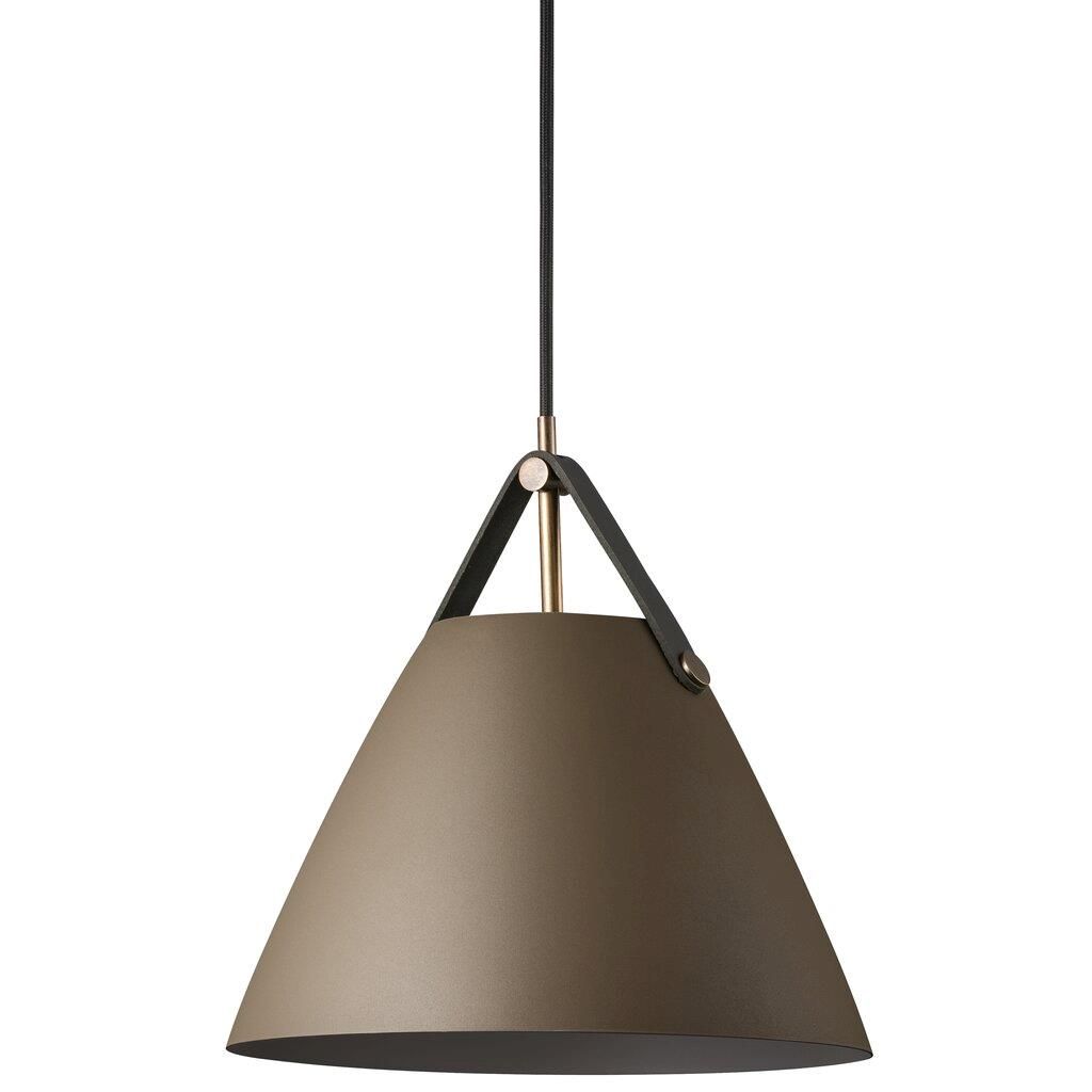 Lampa wisząca Strap 27 nad komodę w sypialni