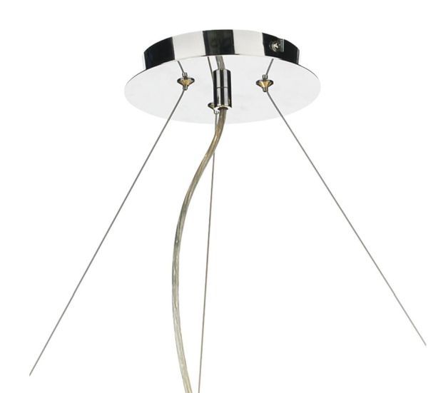 Lampa wisząca Zaragoza nad długi stół w jadalni