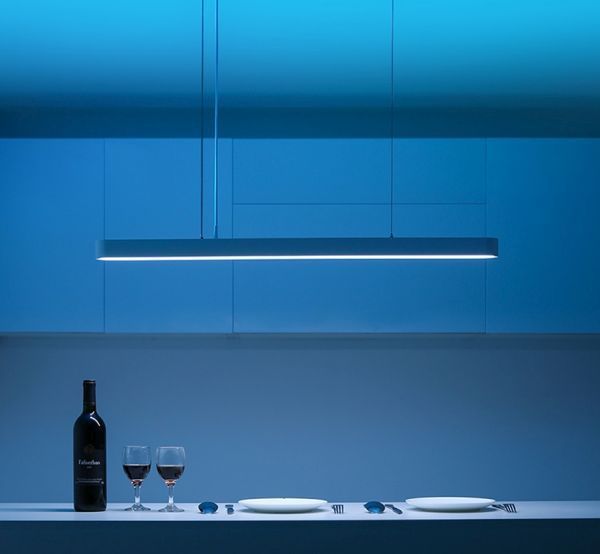 Ledowa lampa wisząca Cristal - sterowana głosem