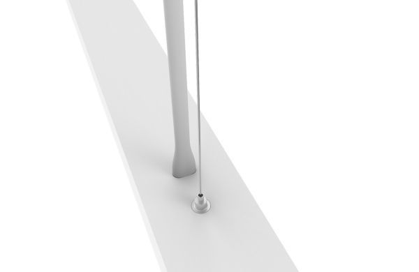 Ledowa lampa wisząca Cristal - sterowana głosem