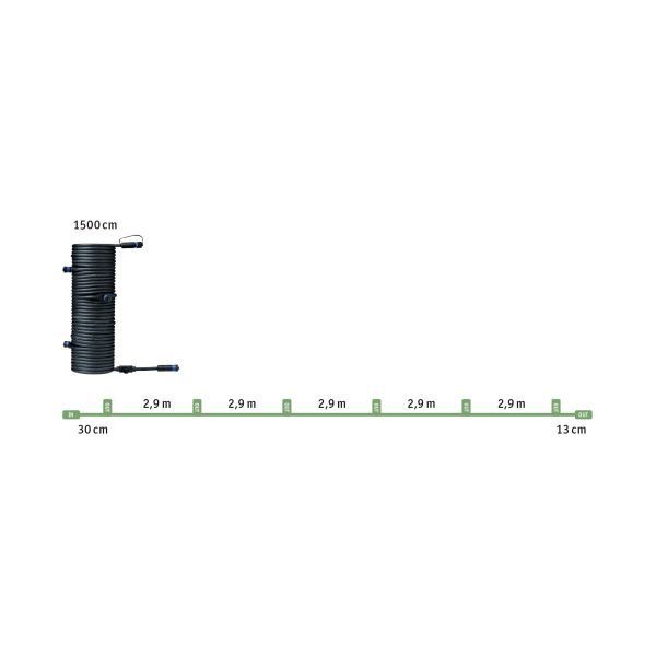 Przewód łączący Plug&Shine - IP68, 15m, 1in-7out