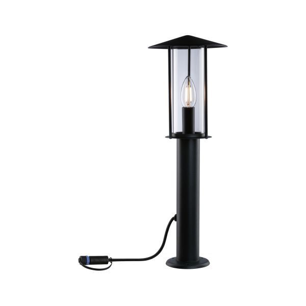 Słupek ogrodowy Plug&Shine przed wejście do domu