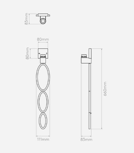Stylowy kinkiet Valbonne jako dekoracja salonu