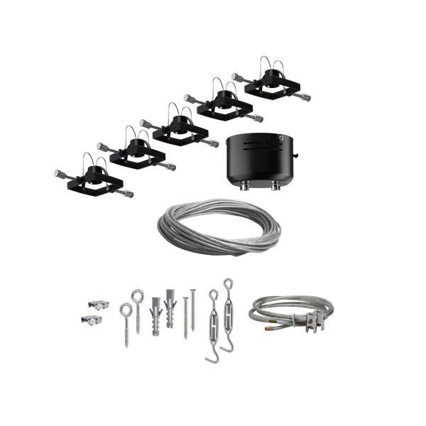 System linkowy Mac II - 5x10W, czarny, zestaw