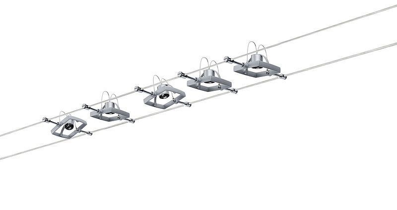 System linkowy Zest Mac II - maks 5x10W, chrom mat, 230/12V