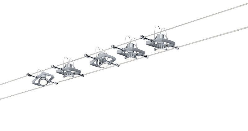 System linkowy Zest Mac II - maks 5x10W, chrom mat, 230/12V