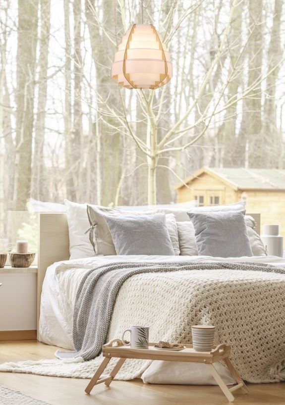 Wisząca lampa Nagoja do pokoju dziennego