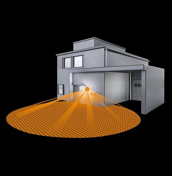 Zewnętrzny kinkiet L 400 C z czujnikiem ruchu