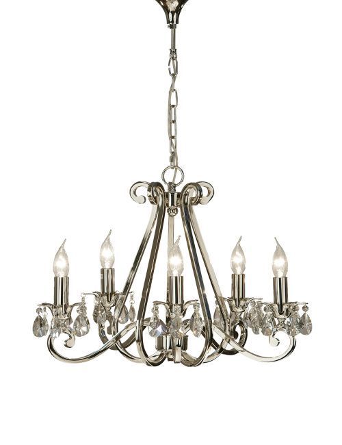 Żyrandol vintage Oksana jako oświetlenie salonu