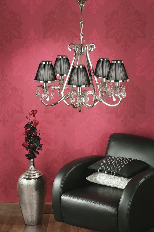 Żyrandol vintage Oksana jako oświetlenie salonu