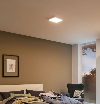 Plafon Atria do sypialni - kwadratowy LED