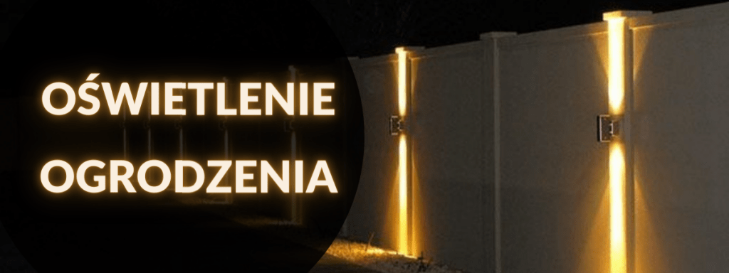 oświetlenie ogrodzenia