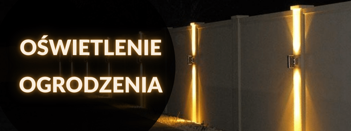 oświetlenie ogrodzenia