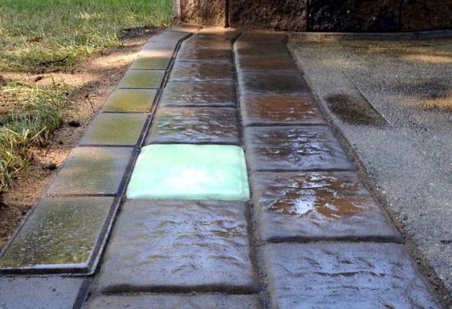 podświetlenie kostki brukowej