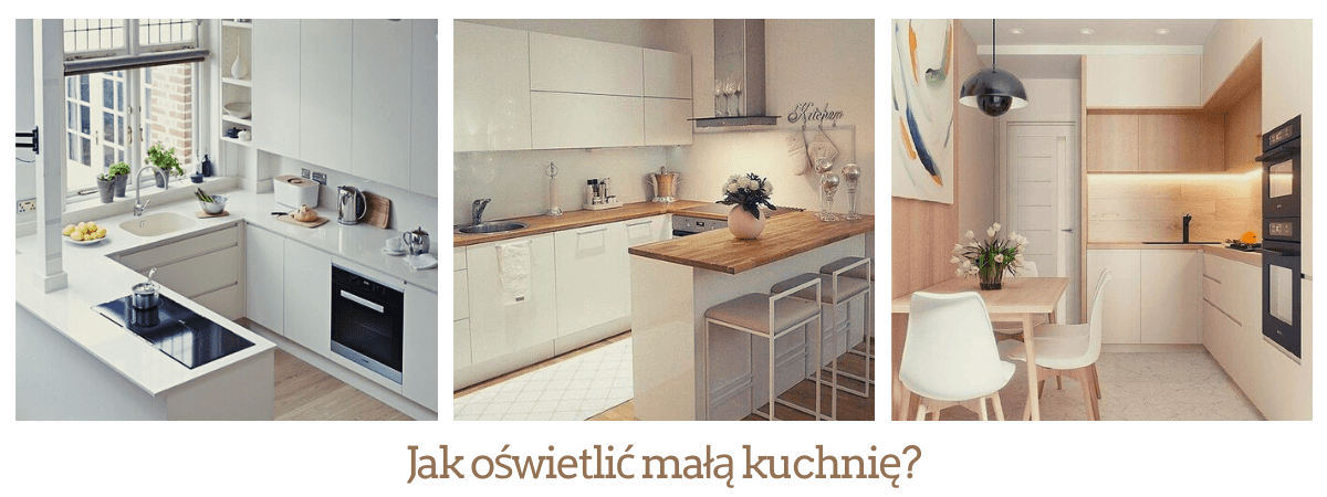 jak oświetlić małą kuchnię