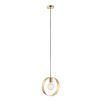 Lampa wisząca Hoop - złota obręcz