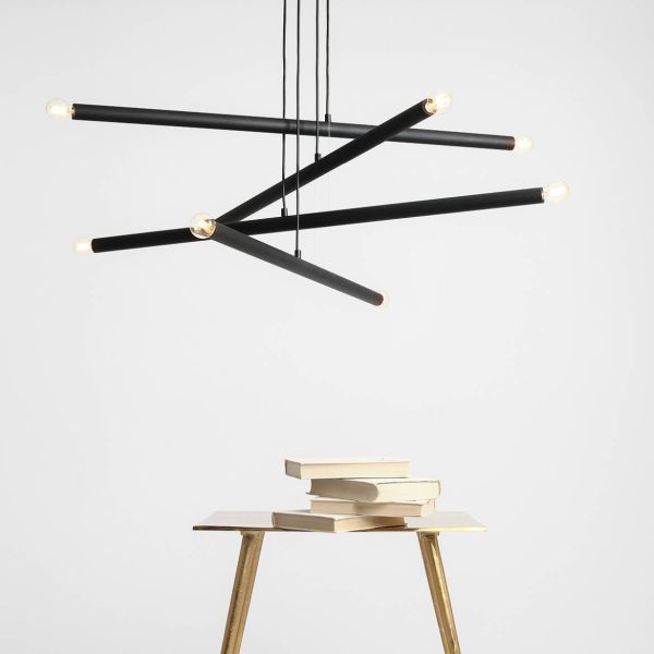 Żyrandol Tubo do nowoczesnego biura