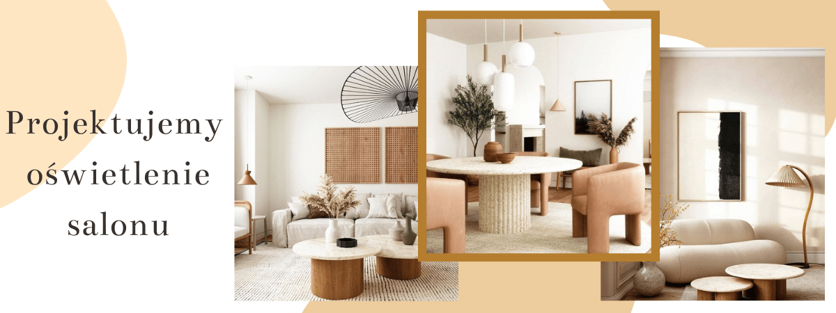 projektujemy oświetlenie salonu