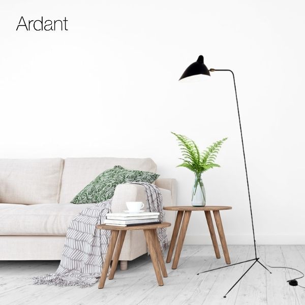 Lampa podłogowa Crane do salonu