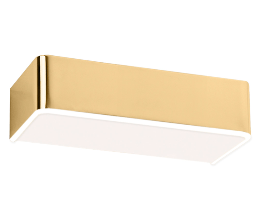 Złoty kinkiet Rodan do stylowej sypialni