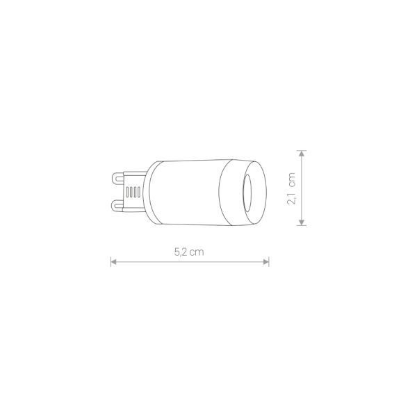 Żarówka LED G9, 4000K