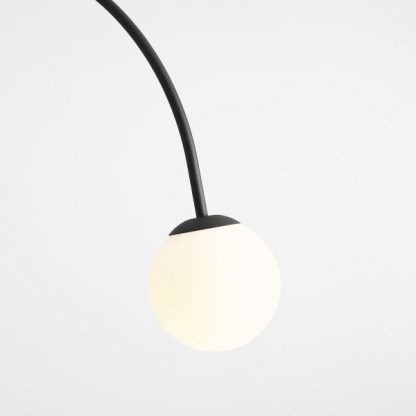 Czarna lampa sufitowa Lea - Artera & Ardant - do wnętrz w sylu Modern Classic i Art Deco