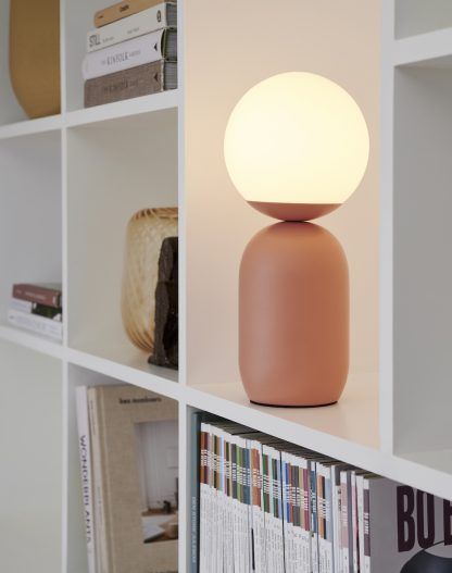 Lampa biurkowa Notti - Nordlux - terracotta, do sypialni, do salonu