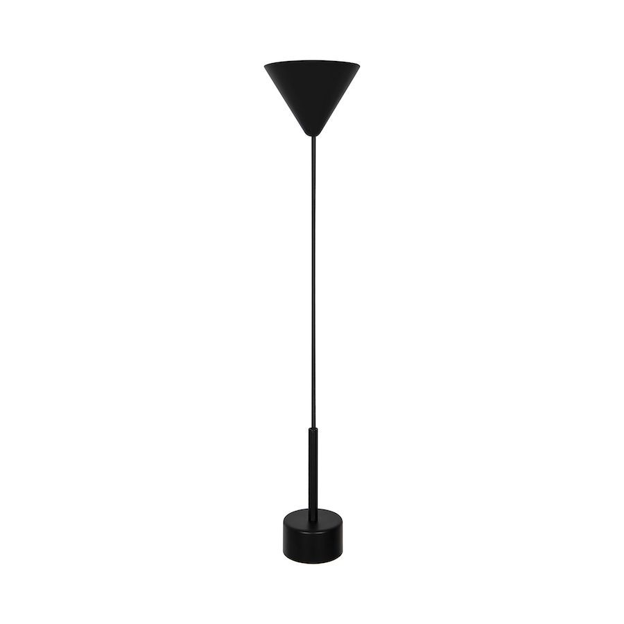 Czarna lampa wisząca Clyde - Nordlux - panel LED, do pokoju, do kuchni, nad wyspę