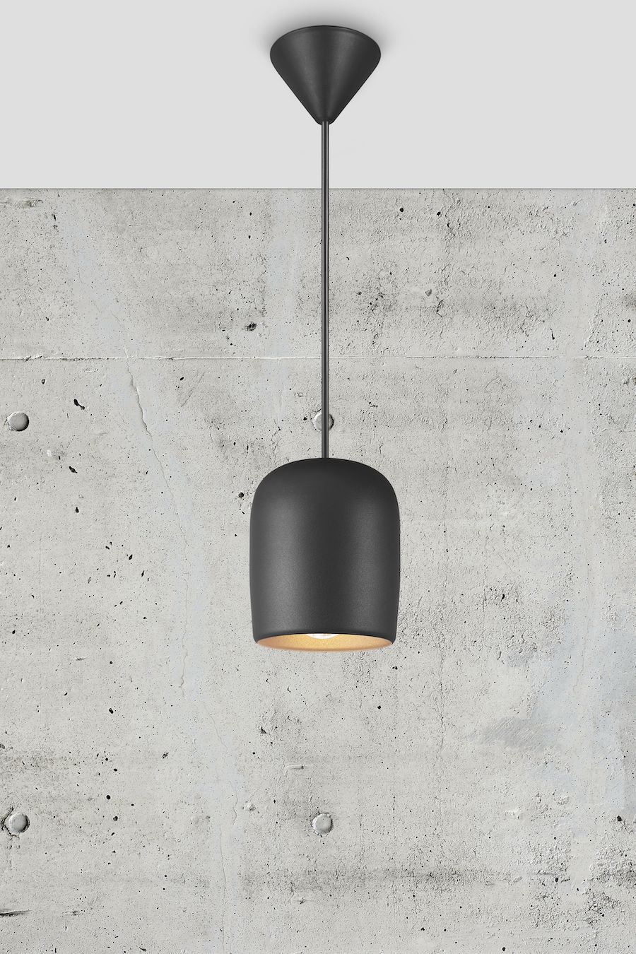 Czarna lampa wisząca Notti 2213073003 - Nordlux - do minimalistycznej sypialni