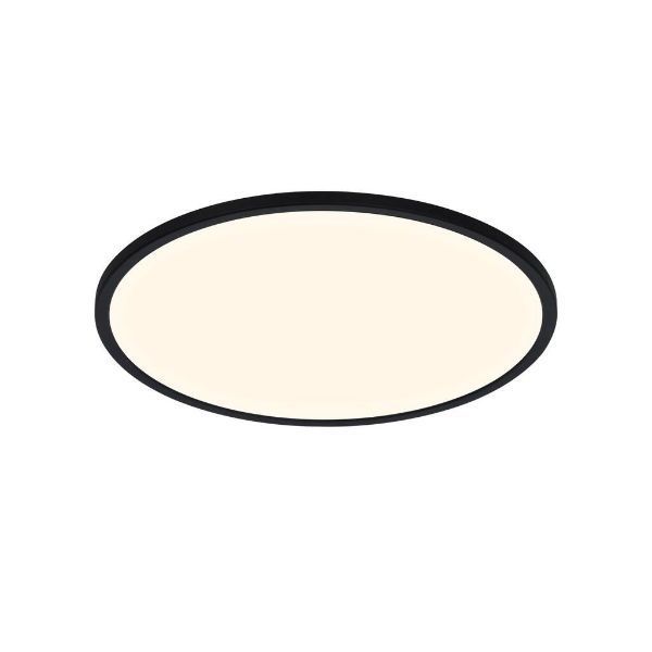 Czarny plafon Oja 42 - Nordlux - IP54, do nowoczesnej łazienki