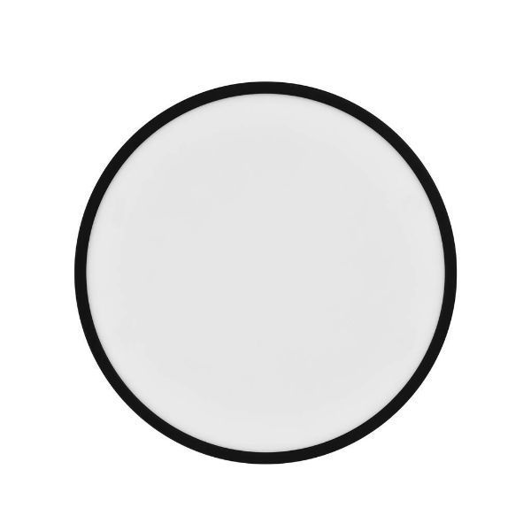 Czarny plafon Oja 42 - Nordlux - IP54, do nowoczesnej łazienki