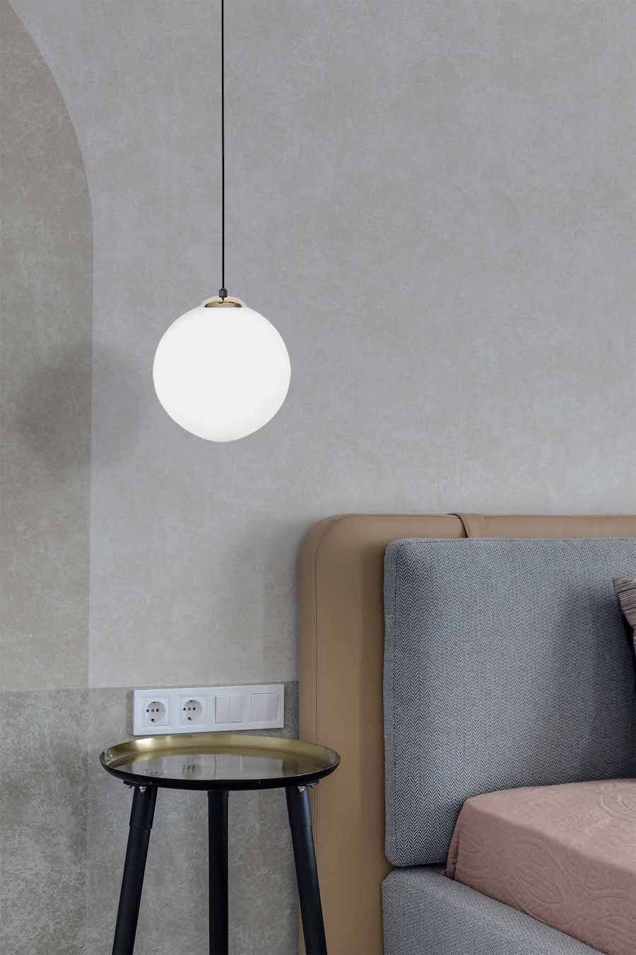 Duża lampa wisząca Isla - Kaja - do salonu i sypialni