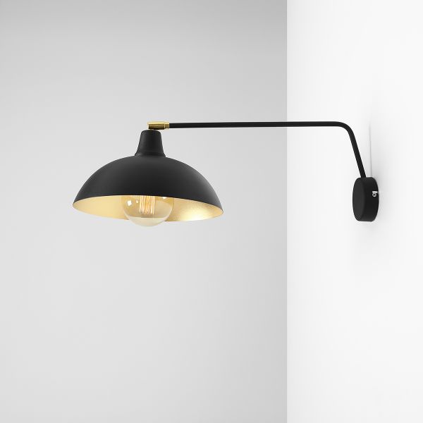 Duży kinkiet Espace - Aldex - do gabinetu, do sypialni