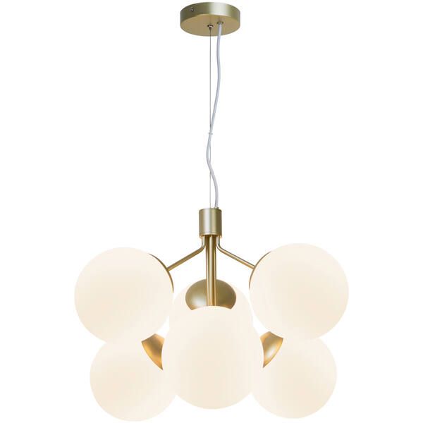 Elegancka lampa wisząca Ivona 6 - do oświetlenia stołu w jadalni, w salonie