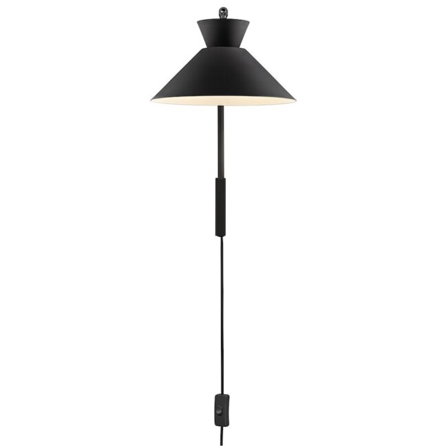 Kinkiet Dial - Nordlux - czarny, metalowy klosz