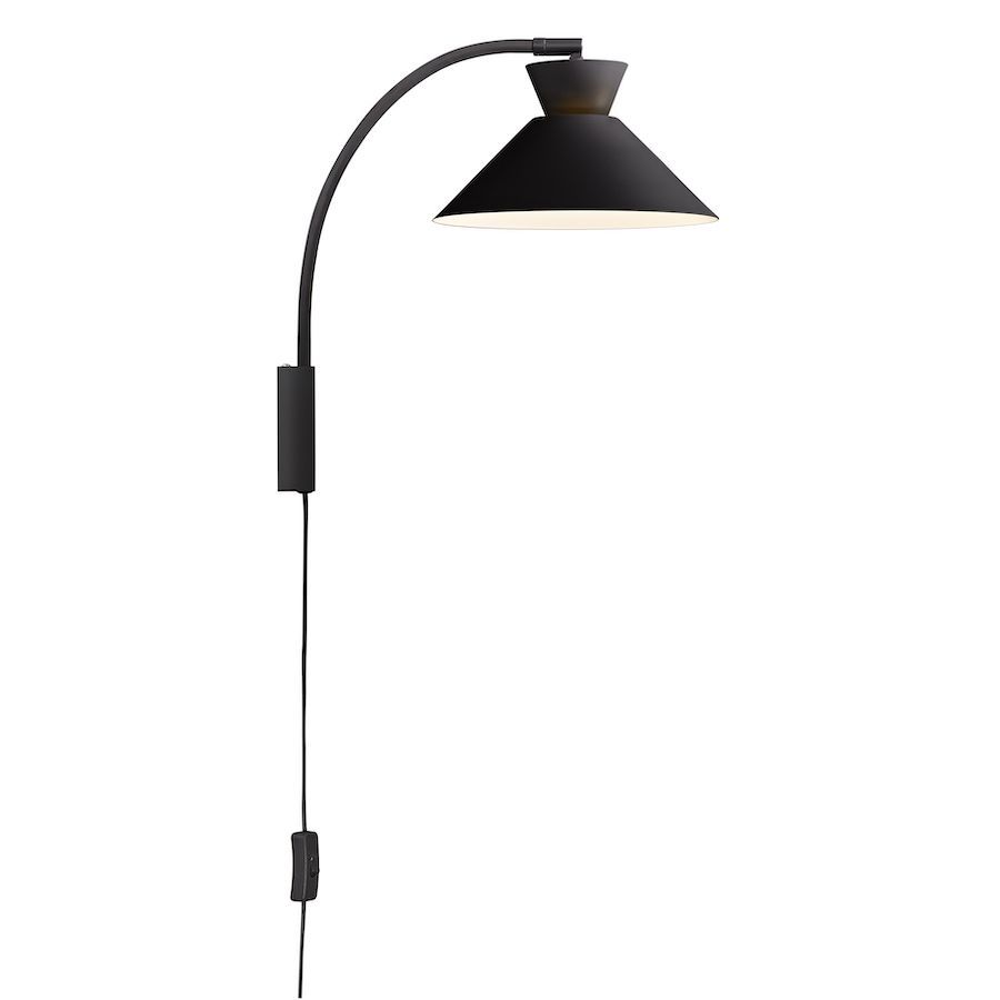 Kinkiet Dial - Nordlux - czarny, metalowy klosz