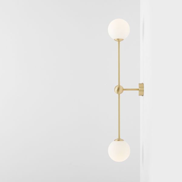 Kinkiet Mae L - Artera & Ardant - do sypialni w stylu Art Deco